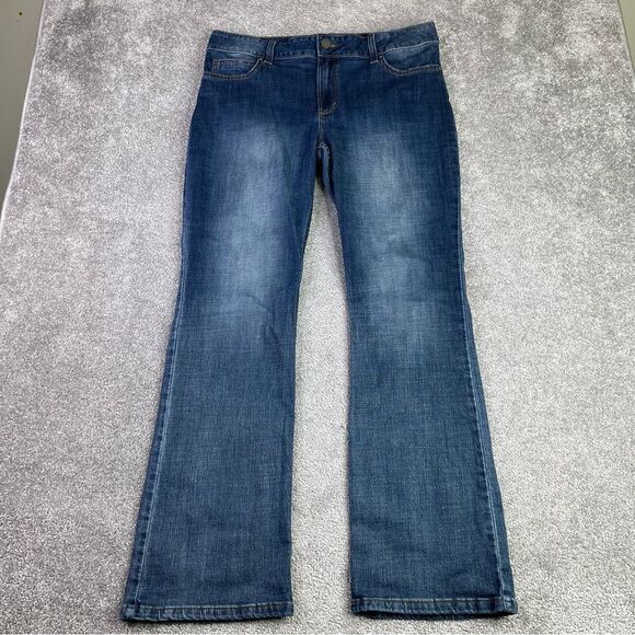 Wrangler Jeans Women's 15X32 Blue Boot Cut High Rise Dark Denim Western Rodeo - Picture 1 of 11